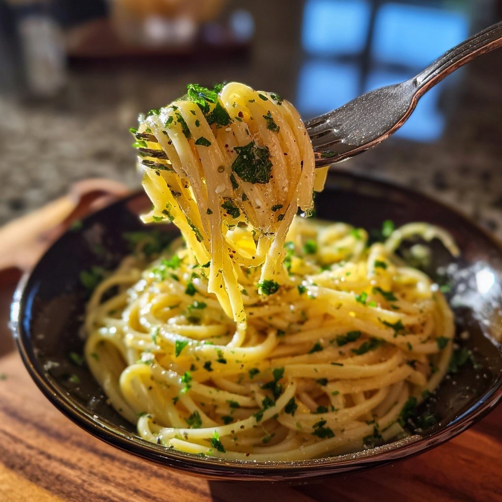 Quick Garlic Butter Pasta