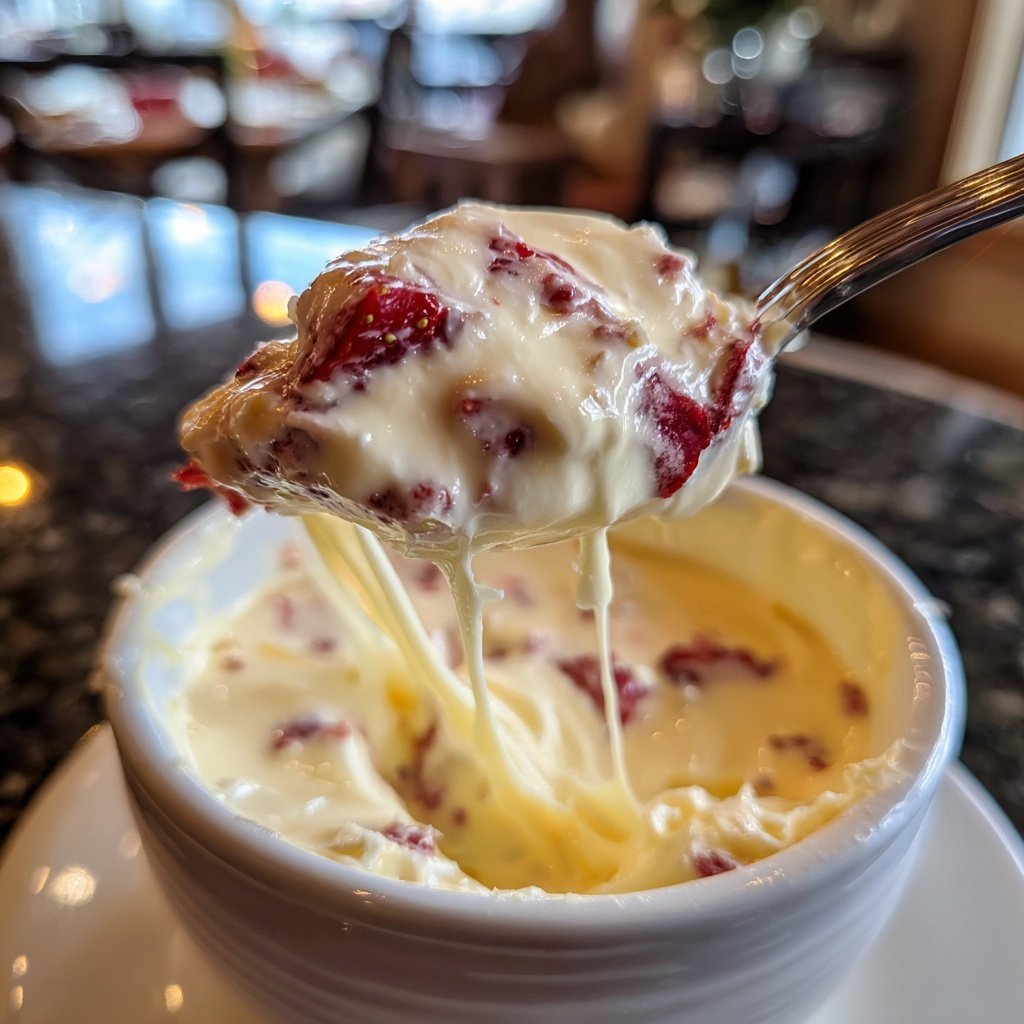 White Chocolate Strawberry Mousse