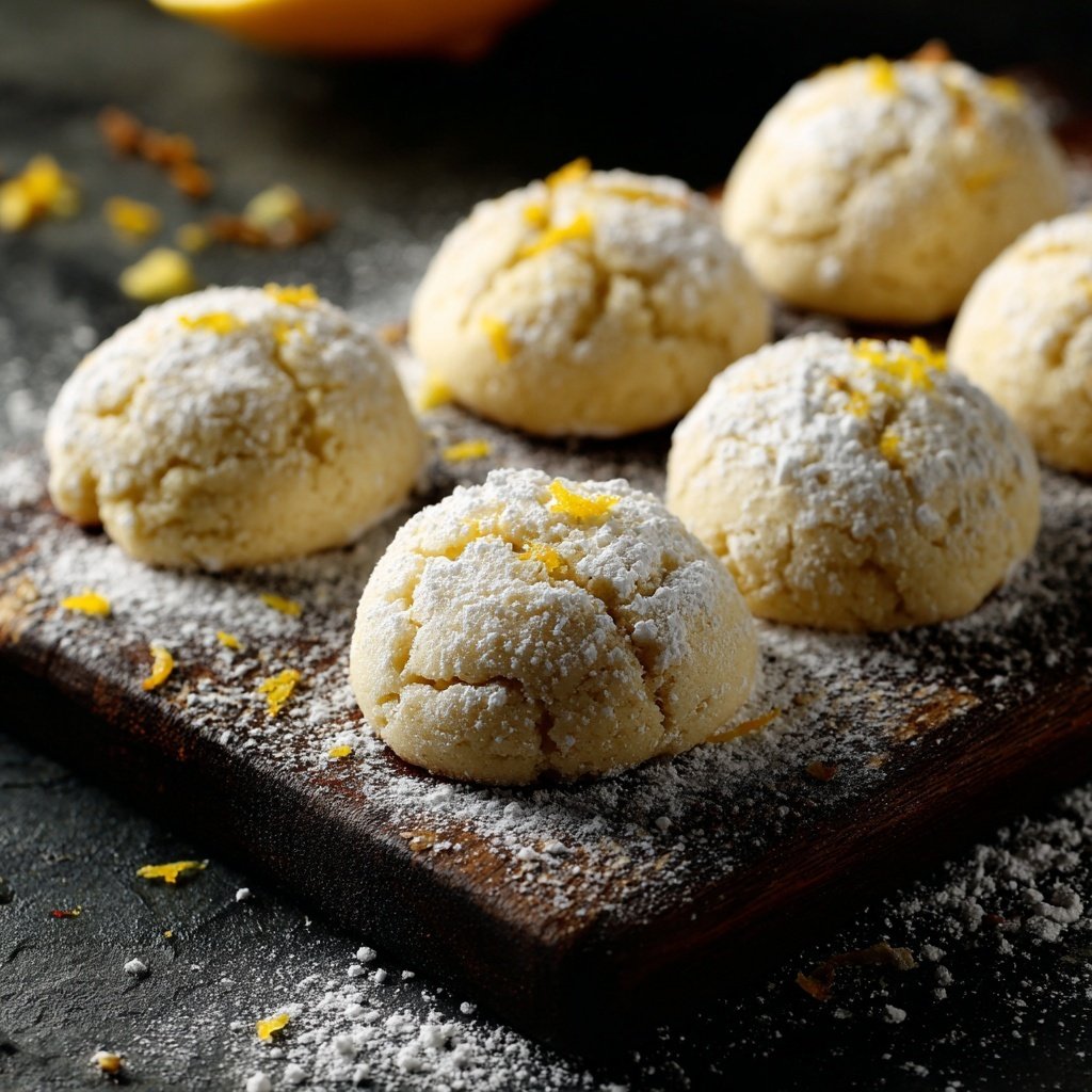 Lemon Ricotta Cookies with Herbs