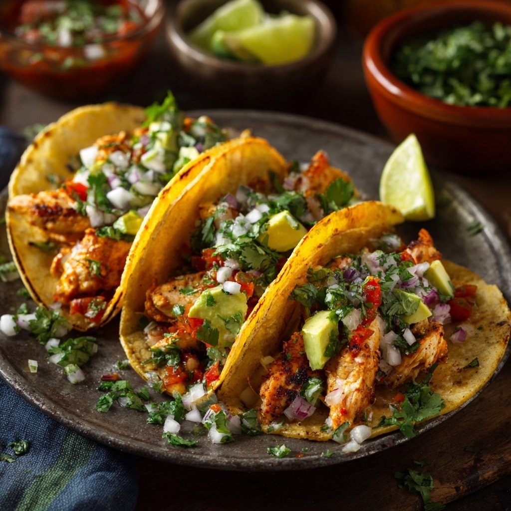 Global Mexican Chicken Tacos